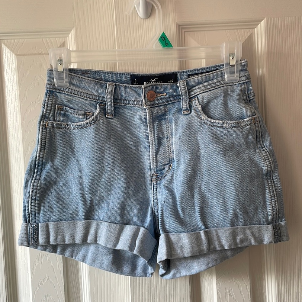 hollister denim shorts